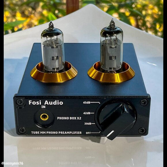 ⭐️HP(X3)⭐️NIB▪️FOSI AUDIO▪️Box X2 Phono Pre-Amp Mini Stereo Hi-Fi With Gain Gear - Picture 2 of 7